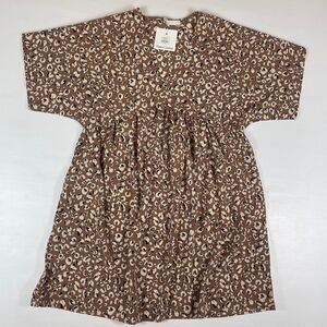 NWT Sweet Jolie Leopard Print Dress Pullover Empire Waist Women’s Size Small
